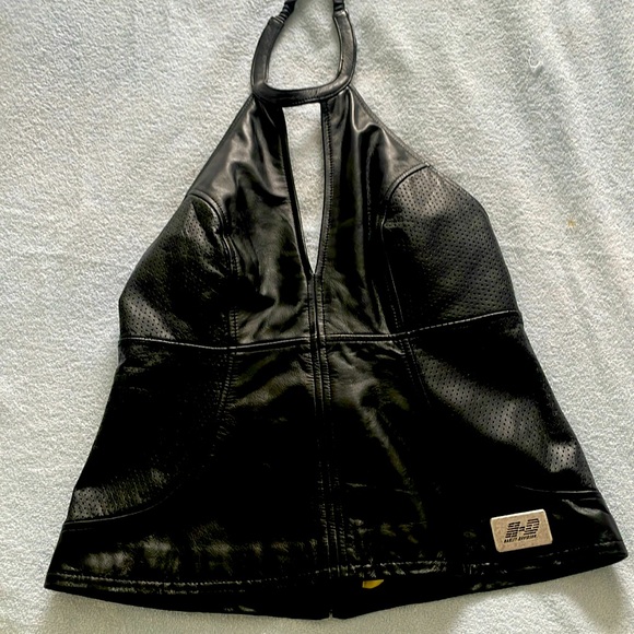 Women's Harley Davidson, leather halter top - Picture 1 of 12